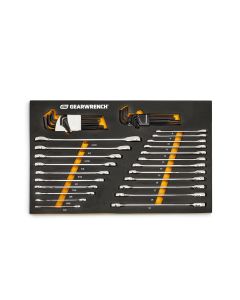 KDT86528 image(0) - ModSet 44pc SAE/MM 90T RW & Hex Key Set