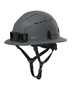 MLW48-73-1664 image(0) - Milwaukee Tool BOLT Gray Full Brim Vented Safety Helmet &hyphen; Type 2, Class C