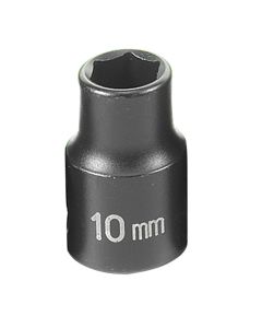 GRE1010M image(0) - Grey Pneumatic 3/8" Drive x 10mm Standard Socket
