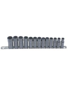 LTILT4700 image(1) - Milton Industries LTI Tool By MIlton 13 Piece 3/8" Drive Deep Well Twist Socket Damaged Fastener Removal System( Includes Twist Sockets 4