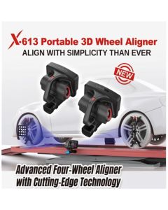LAU702020112TL image(0) - Launch Tech USA X613 Mobile Wheel Aligner?with X431 Throttle V Tablet, Limited Software)
