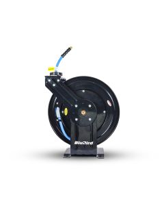 BLBBBRDA3875 image(0) - BluBird Rubber Air Hose Reel Dual Arm Assembly 3/8" x 75'