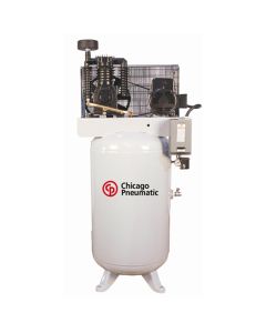 Chicago Pneumatic 10 HP 3 Phase 120 Gal Vertical Tank