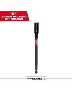 MLW48-32-7904 image(0) - Milwaukee Tool SHOCKWAVE Impact Duty 6 inch Screw Holding Bit Holder
