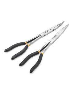 KDT82106-06 image(1) - GearWrench 2 Piece Double-X Straight and 45 Degree Plier Set