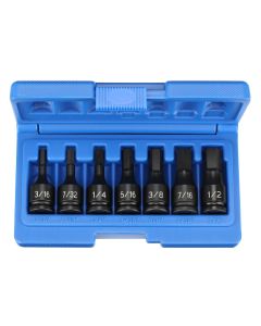 GRE1297H image(0) - Grey Pneumatic 3/8" DR 7PC HEX DRVR SET