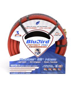 BLBPP3850 image(1) - BluBird 3/8" X 50' Patriot Pro Rubber Air Hose