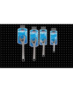 Channellock PTD-3 Adjustable Wrench Display - 6 Inch to 12 Inch Chrome