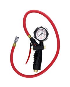 Milton Industries Inflator Gauge, Analog, Kwik Grip Chuck