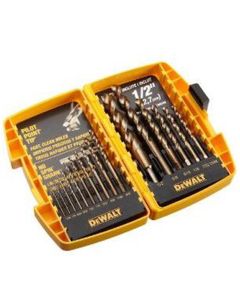 DWTDW1956 image(0) - DeWalt Pilot Point Drill Bt Set (16-Piece)