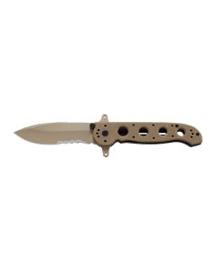 CRKM21-14DSFG image(0) - CARSON TAN/TAN G10HNDL,VEFF SERRATION