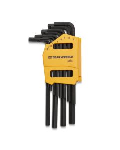 KDT83503 image(0) - GearWrench 13 Piece Long Arm Metric Hex Key Set