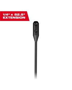 MLW48-13-8124 image(0) - Milwaukee Tool 1/4 Inch x 52.5 Inch Flexible Cable Bit Extension