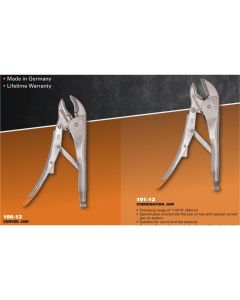 KASLNG903 image(0) - Lang Tools (Kastar) 2pc 12" Locking Pliers Set