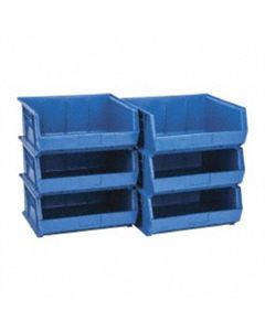 Msc Industrial Supply 16-1/2" Wide x 14-3/4" Deep x 7" High Hopper Stacking Bin