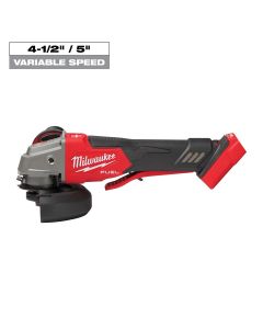 MLW2888-20 image(0) - Milwaukee Tool M18 FUEL 4-1/2" / 5" Variable Speed Braking Grinder, Paddle Switch No-Lock