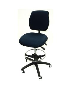 LDS1010552 image(0) - ShopSol Workbench Chair, Upholstered-Blue, Deluxe Control