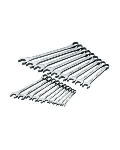 S K Hand Tools WRENCH SET COMBINATION 19 PC METRIC HI POLISH