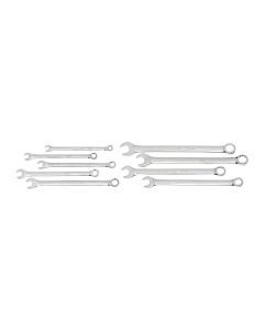 KDT81932 image(0) - GearWrench 9 Piece 12 Point Long Pattern Combination Metric Wrench Set with Tool Roll