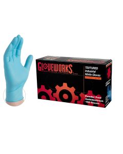 AMXINPF44100 image(1) - Gloveworks Nitrile Powder Free Gloves M