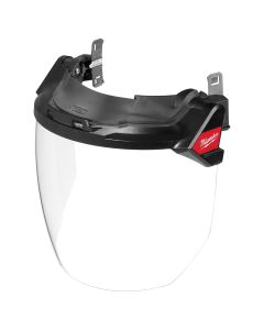Milwaukee Tool BOLT Gasketed Full Face Shield - Clear Dual Coat Lens (Compatible with Milwaukee BOLT Safety Helmets and BOLT Hard Hats)