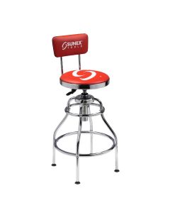 SUN8516 image(0) - SUNEX HYDRAULIC SHOP STOOL CHROME)