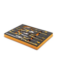 KDTGWMSPLR01 image(0) - GearWrench 5 Piece PITBULL Cushion Grip Pliers Set Inch Foam Storage Tray