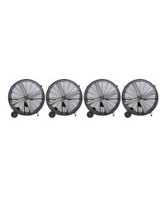 KTI77742-PL4 image(1) - K Tool International 42" Belt Drive Industrial Drum Fan (Pallet of 4)