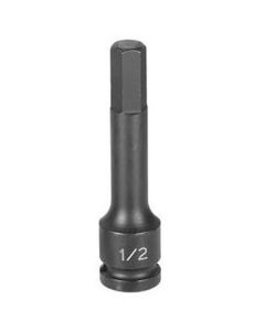 Grey Pneumatic 1/2" Drive x 3/4" Hex Driver 4" Length