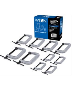 WIL11117 image(0) - Wilton 10-Piece 140 Series C-Clamp Kit