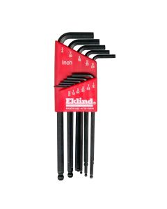 EKL13211 image(1) - Eklind Tool Company HEX KEY SET 11 PC BALL END SAE LNG .050-5/16IN