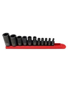 CTA9640 image(0) - CTA Manufacturing 11 Piece Master Torx Socket Set - E4 - E20