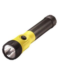 STL76183 image(0) - Streamlight 485 Lumen PolyStinger LED Flashlight - 120V/100V AC/12V DC - Smart Charge - Yellow