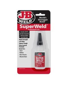 J B Weld J-B Weld 33120 SuperWeld Glue - Clear Super Glue - 20 g