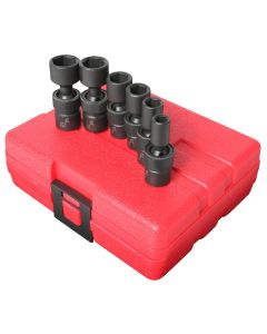SUNEX SOCKET SET IMPACT 1/4IN. DRIVE 6 PC UNIV SAE.