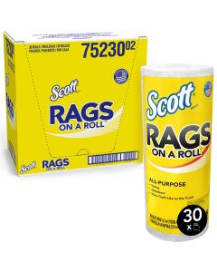 KIM75230 image(0) - Kimberly-Clark WHITE SHOP TOWELL ON ROLL