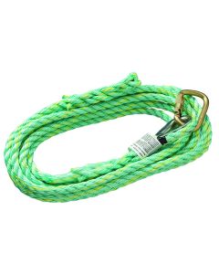SRWV84013075 image(0) - PeakWorks Premium Vertical Lifeline - Carabiner & Back Splice - 75' (22.9 m)