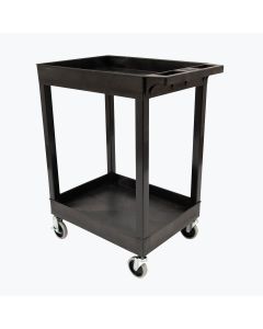 LUXSEC11HD-B image(0) - Luxor 24 x 18 Plastic Utility Tub Cart with HD Casters