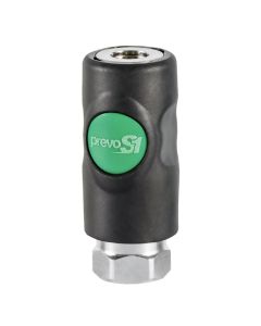 Prevost 3/8 Inch Female NPT PrevoS1 ESI 07 High Flow 3/8 Inch Composite  Quick Safety Couplerfor Compressed Air