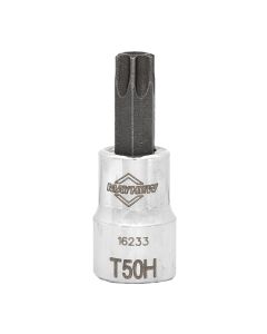 Mayhew Mayhew T50H Tamper Torx&reg; Short Insert Socket Bit, 3/8-Inch Drive