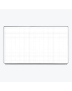 LUXWB7240LB image(0) - Luxor 72 x 40 Wall-Mounted Grid Whiteboard