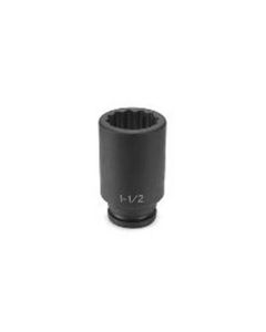 Grey Pneumatic SOC 1-1/16 3/4D IMP 12PT DP BLK