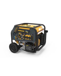 Firman Dual Fuel 10000/8000W Electric Start Gas or Propane Powered Portable Generator with Wheel Kit