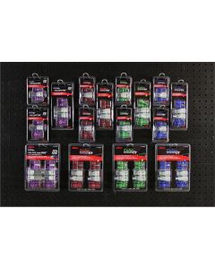 Milton Industries Kit, 14pc Hi-Flo V style 1/4"