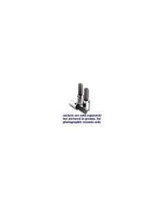 S K Hand Tools BITSOC 9/16 1/2D HEX LG
