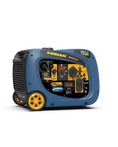Firman Dual Fuel Inverter 3200/2900W Recoil Start Gasoline or Propane Powered Parallel Ready Portable Generator