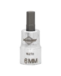Mayhew Mayhew 6 MM Metric Hex Short Insert Socket Bit, 3/8-Inch Drive