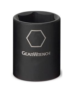 KDT84537N image(0) - GearWrench 1/2 Inch Drive 6 Point Standard Impact Metric Socket 25mm