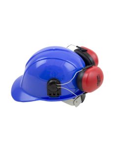 SRWS23409 image(0) - Sellstrom Earmuffs - HPS428 Premium Sereis - Hard Hat Mounted - NRR 28 - Black/Red