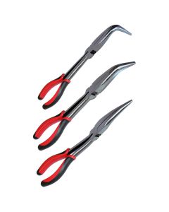 KTI51103 image(2) - K Tool International Pliers Set Needle Nose 3 pc 11 in.